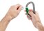 Asymetrická karabína Petzl Am´D - Typ: twist lock, Farba: čierna