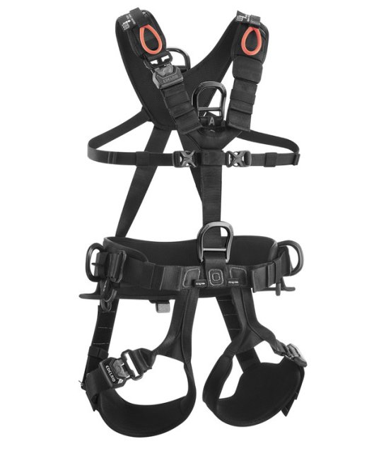 Bezpečnostný postroj Edelrid Vertic II - Verzia: Triple Lock Black, Veľkosť: 2