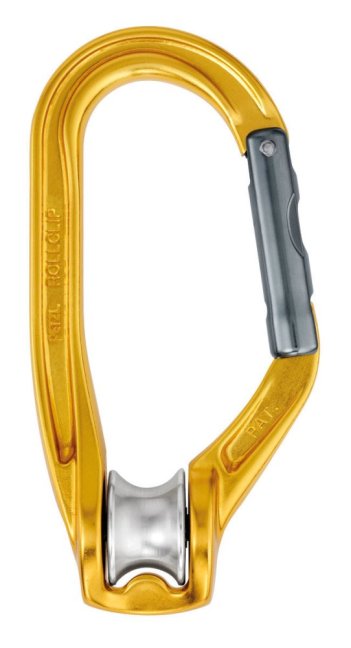 Karabína s kladkou Petzl Rollclip A - Typ: bez zámku