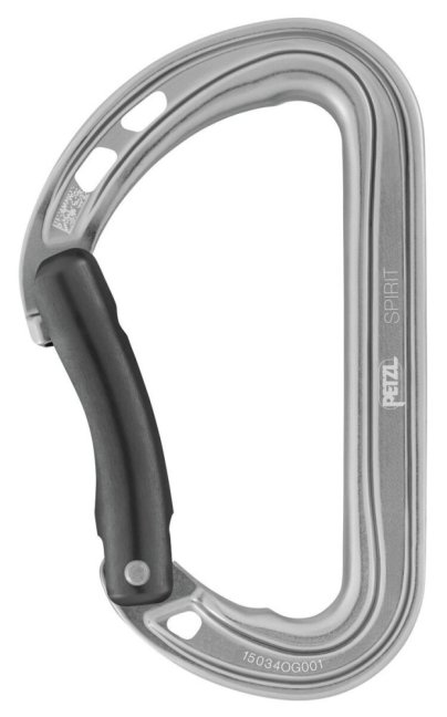 Horolezecká karabína Petzl Spirit - Typ: bent, Farba: fialová