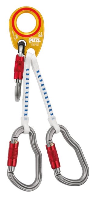 Prostriedok pre evakuáciu helikoptérou Petzl Iguane - horizontálny - Dĺžka: 25 cm
