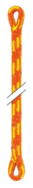Arboristické lano Petzl Control 12,5 mm - Dĺžka: 45 m, Ukončenie: 2 splietané oká, Farba: oranžová