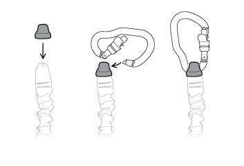 Fixačná krytka na popruh Petzl String - Typ: XL