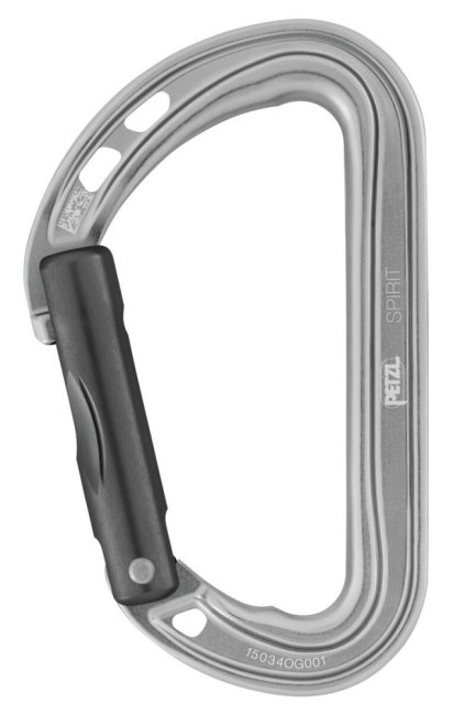 Horolezecká karabína Petzl Spirit - Typ: bent, Farba: fialová