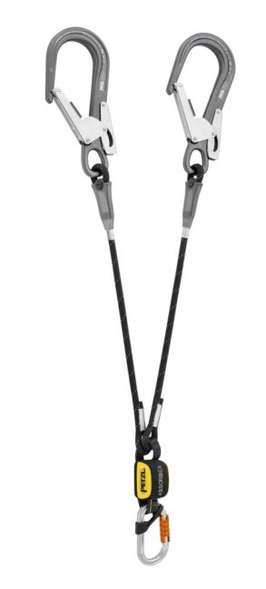 Tlmič pádu s dvoma lanami Petzl Absorbica Y MGO