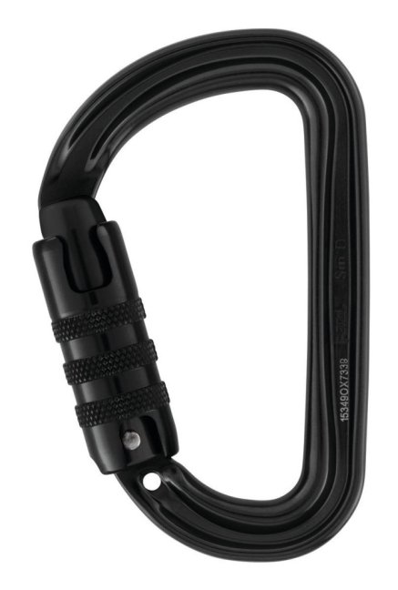 Kompaktná karabína Petzl Sm'D - Typ: twist lock, Farba: žltá