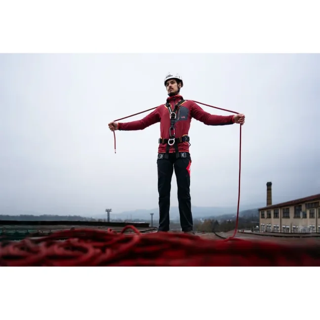 Bezpečnostný postroj Rock Empire Atlas AL - Verzia: uni, Veľkosť: L-XXL, Farba: čierna