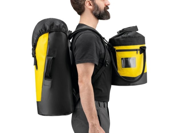 Vak / batoh na vybavnie Petzl Transport - Farba: žltá, Veľkosť: 30 l