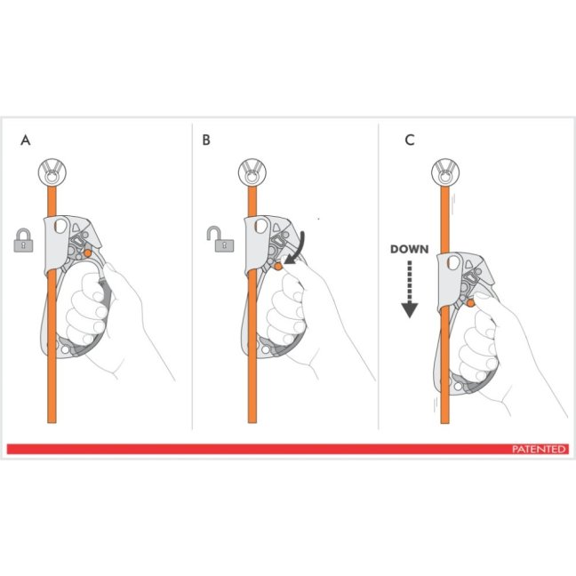 Žumar Climbing Technology Quick Up Plus - Pravý / ľavý: ľavý