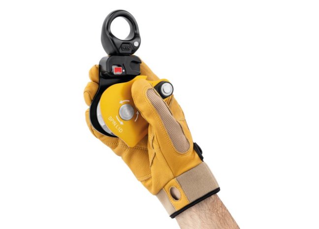Kladka s otvárateľnou bočnicou Petzl Spin L - Typ: Spin L1, Farba: čierna
