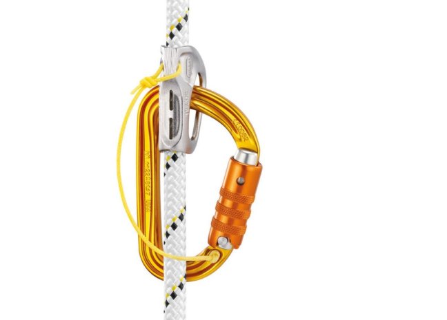 Kompaktná karabína Petzl Sm'D - Typ: twist lock, Farba: žltá