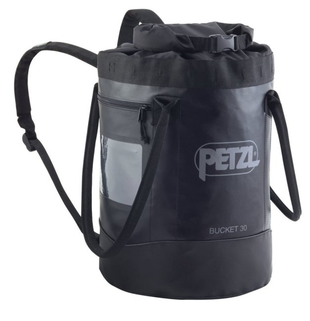 Odolný vak Petzl Bucket - Farba: čierna, Veľkosť: 45 l