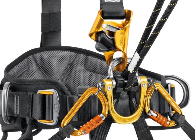 Bezpečnostný postroj Petzl Astro - staršia verzia - Verzia: medzinárodná verzia, Veľkosť: 1