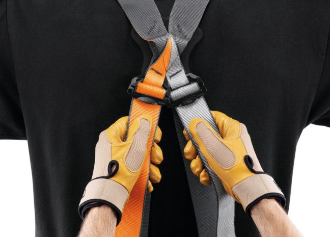 Postroj pre lanové parky Petzl Swan Freefall - Typ: Stainless - balenie 5 ks