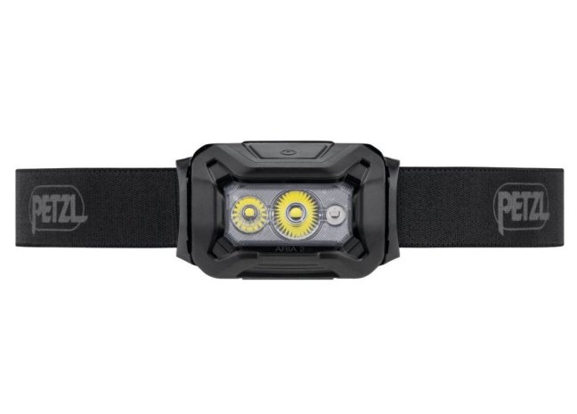 Pracovná čelovka s farebným svietením Petzl Aria 2 RGB - Farba: kamufláž