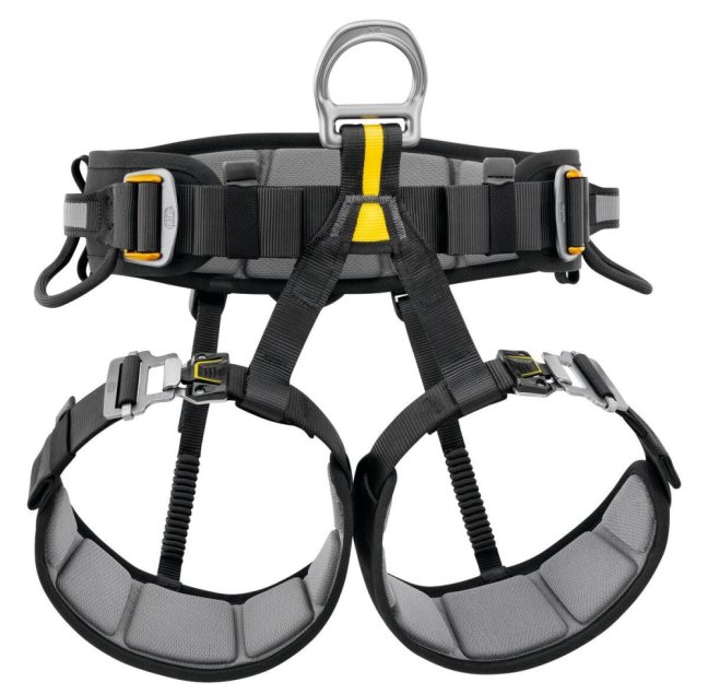 Sedák pre zlaňovanie a záchranu Petzl Falcon - Farba: žlto-čierna, Veľkosť: 1