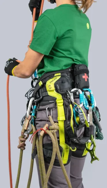 Arboristický postroj Edelrid Treerex II - Verzia: Set Treerex + Bungee Chest, Veľkosť: 1