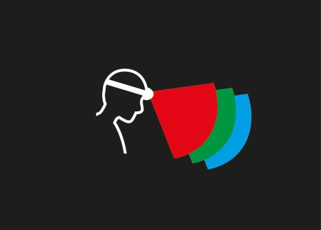 Pracovná čelovka s farebným svietením Petzl Aria 2 RGB - Farba: kamufláž