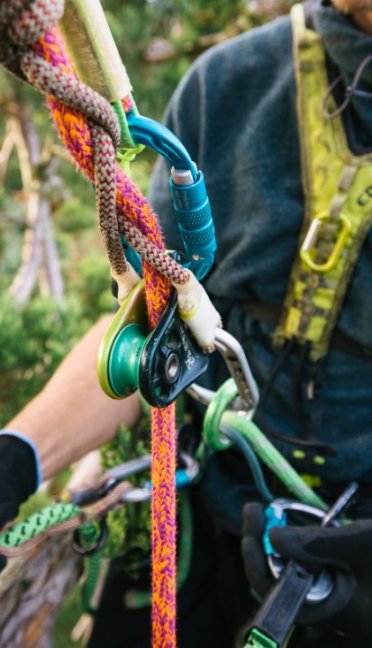 Arboristické lano Edelrid Jacamar 12,6 mm - Dĺžka: 36 m, Ukončenie: splietané oko