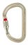 Asymetrická oceľová karabína Petzl Vulcan - Typ: screw lock, Farba: zlatá
