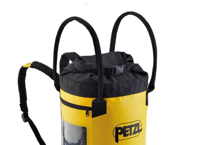 Odolný vak Petzl Bucket - Farba: čierna, Veľkosť: 45 l
