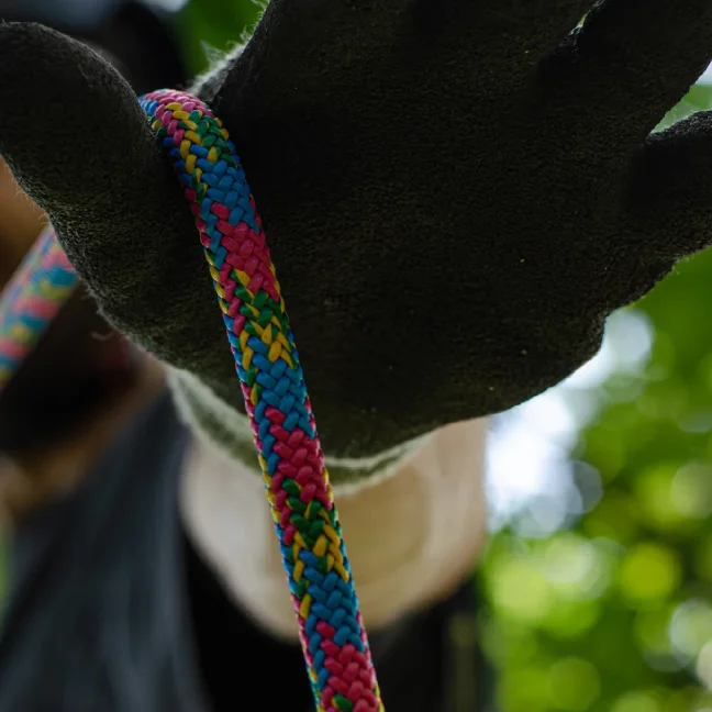 Arboristické lano Teufelberger Gravity 11,5 mm - Dĺžka: 183 m, Farba: aurora, Ukončenie: bez splietaného oka
