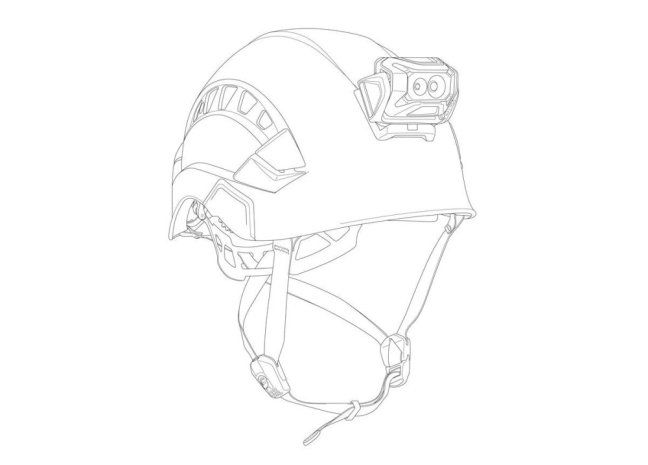 Držiak na člelovku Petzl Slot Adapt