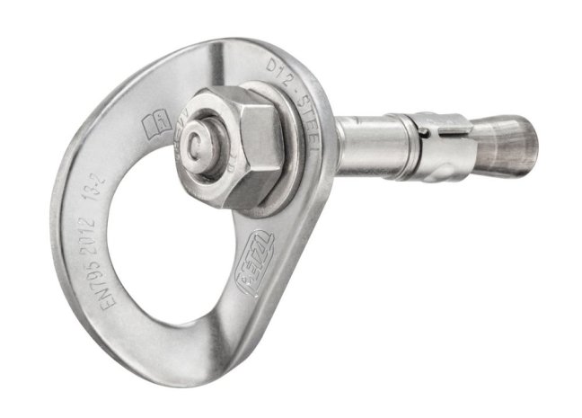 Kotviaci bod Petzl Coeur - Veľkosť: STAINLESS - 10 mm - plaketa s nitom