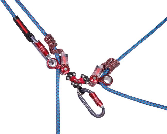Kmeňovka Camp Gyro Lanyard - Typ: double, Dĺžka: 5 m
