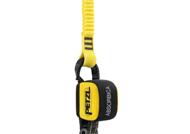Tlmič pádu s bezpečnostným lanom Petzl Absorbica I - Dĺžka: 150 cm