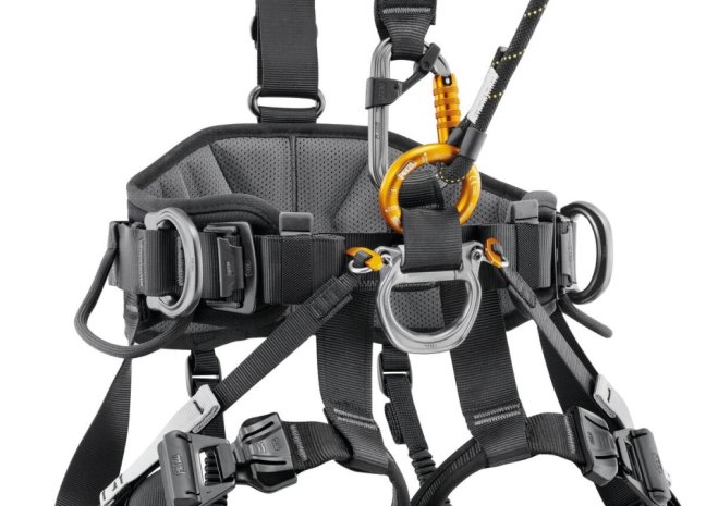 Postroj pre výškové práce Petzl Avao 2025 - Verzia: Avao Fast čierna - Európska verzia, Veľkosť: 0