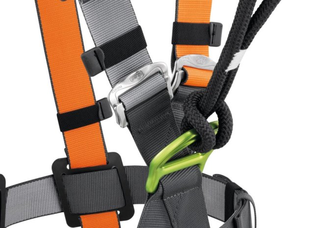 Postroj pre lanové parky Petzl Swan Freefall - Typ: Stainless - balenie 5 ks