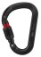 HMS karabína Petzl Attache - Typ: screw lock, Farba: čierna