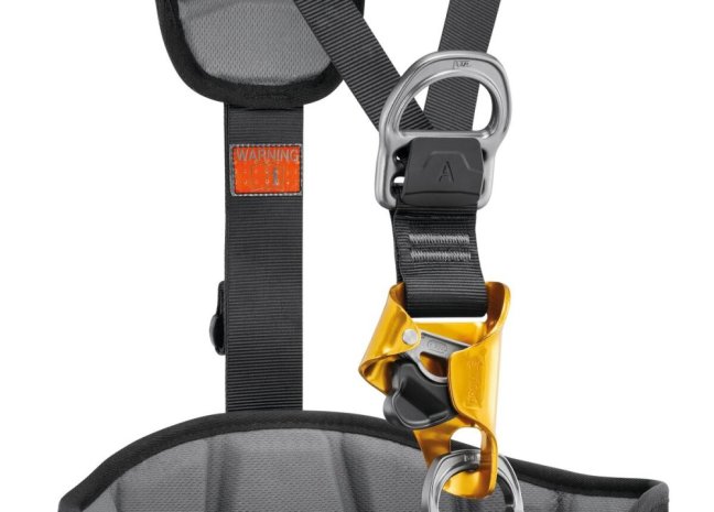 Bezpečnostný postroj Petzl Astro 2025 - Verzia: medzinárodná verzia - čierna farba, Veľkosť: 2