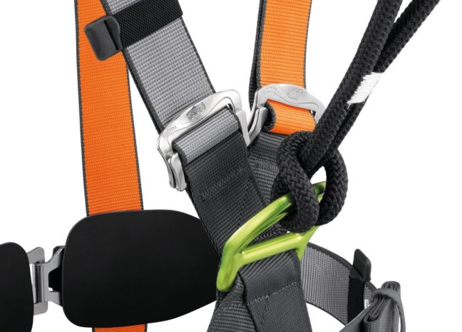Postroj pre lanové parky Petzl Swan Easyfit - Typ: Steel