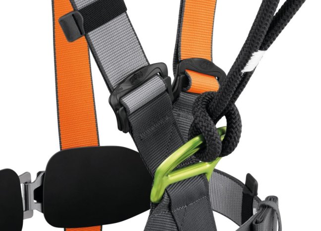 Postroj pre lanové parky Petzl Swan Easyfit - Typ: Steel
