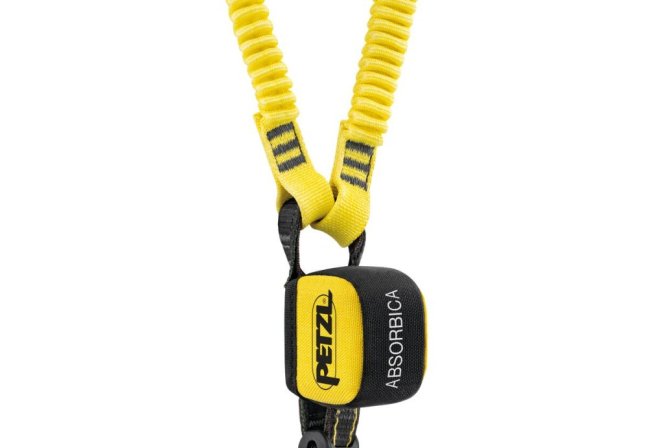 Y tlmič pádu s dvoma lanami Petzl Absorbica Y - Dĺžka: 150 cm - Tie Back