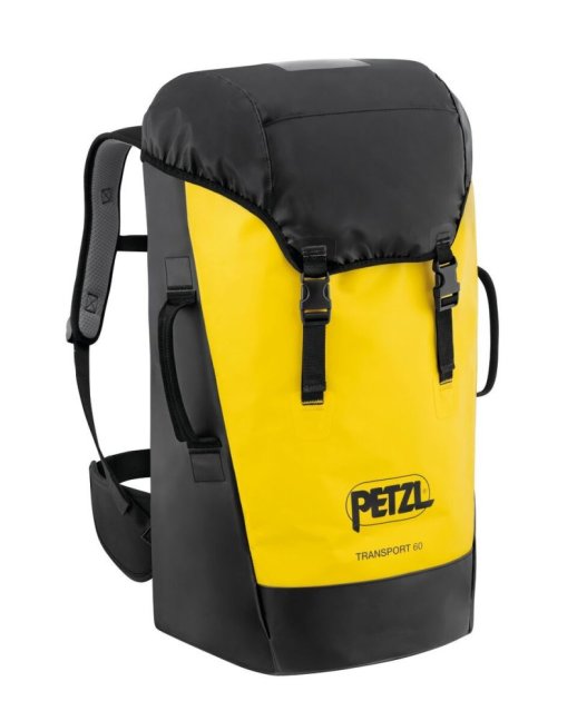 Vak / batoh na vybavnie Petzl Transport - Farba: žltá, Veľkosť: 60 l