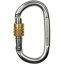 Oválna oceľová karabína CT Pillar Steel - Typ: SG - screw lock