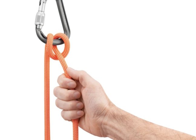 HMS karabína Petzl Attache - Typ: screw lock, Farba: čierna