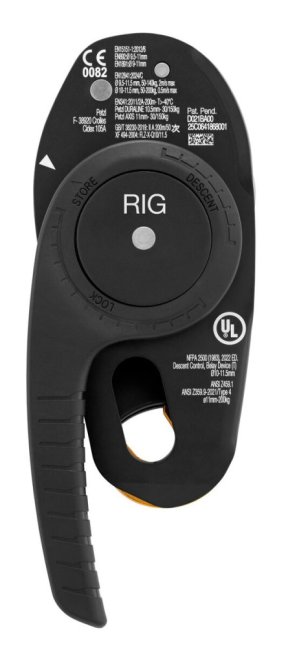 Zlaňovacia brzda pre výškové práce Petzl Rig