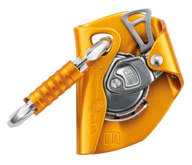 Zachycovač pádu Petzl ASAP - Typ: Asap + karabína OK TL + Asapsorber 20 cm