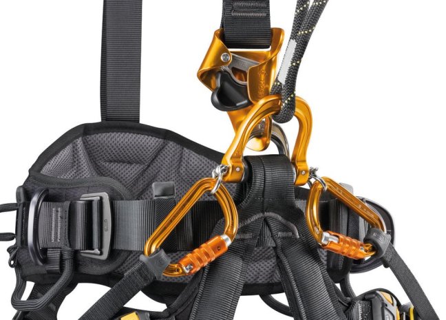 Bezpečnostný postroj Petzl Astro INT čierna - staršia verzia - Verzia: medzinárodná verzia - čierna farba, Veľkosť: 2