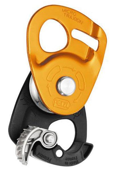 Kladka blokantom Petzl Micro Traxion