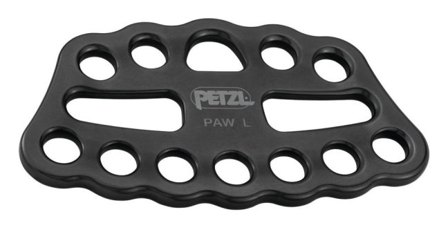 Kotviaca platňa Petzl Paw - Veľkosť: S - čierna