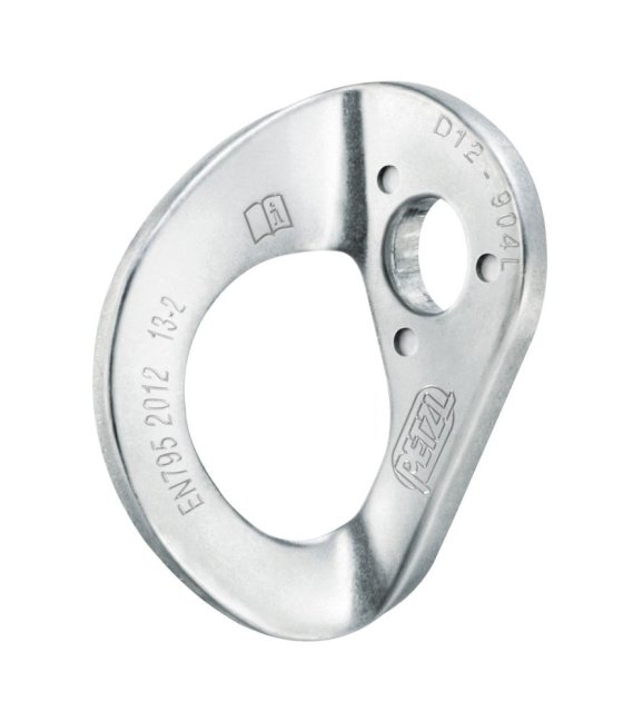 Kotviaci bod Petzl Coeur - Veľkosť: STAINLESS - 10 mm - plaketa s nitom