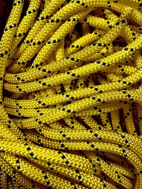 Statické lano Petzl Parallel 10,5 mm žlté - metráž