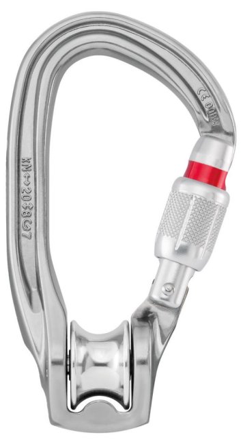 Karabína s kladkou Petzl Rollclip Z - Typ: screw lock