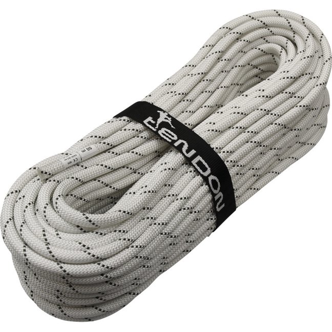 Statické lano Tendon Contra 10,5 mm biele - metráž