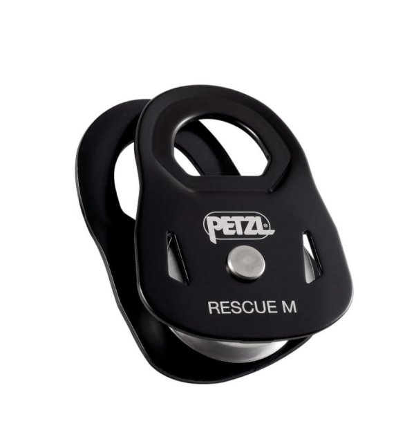 Záchranárska kladka Petzl Rescue - Typ: S, Farba: čierna